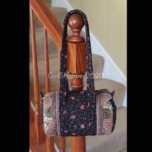 ‼️VERA BRADLEY Black Walnut Duffle Bag